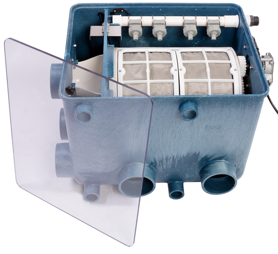 Drum filters, Burtons drum filters, Oase Drum filters, Filtreau drum